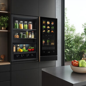SmartCool BasicOne 310 – Kompakter AI-Kühlschrank mit App-Überwachung & Eco-Modus