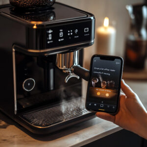 AromaGlass Q3 – Intelligente Kaffeemaschine mit Glasdesign & SensorTouch-Steuerung